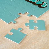 Santa's Little Red Monster Legpuzzel (Zijkant)