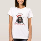 Santa's Little Yelper Engelse Cocker Spaniel T-shirt (Voorkant)