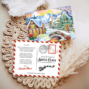 Santa's Lost Button: Een magische kerst Feestdagenkaart