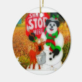 Santa's Love Keramisch Ornament (Links)