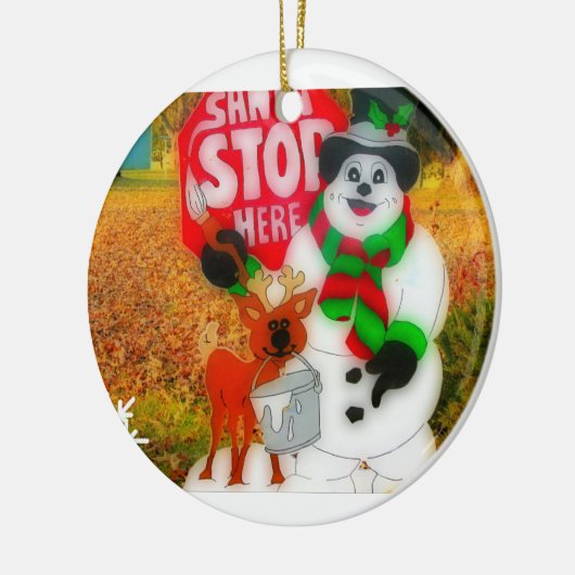 Santa's Love Keramisch Ornament (Links)