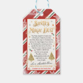 Santa's Magic Dust Kerstmis Dust Eve Box Filler Cadeaulabel (Voorkant)