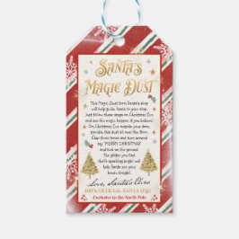 Santa's Magic Dust Kerstmis Dust Eve Box Filler Cadeaulabel