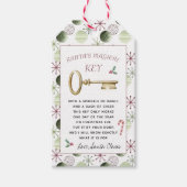 Santa's Magic KerstsleutelLabel Cadeaulabel (Voorkant)