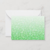 Santa's Magic Key Kerst Elf Note voor kinderen Notitiekaartje (Achterkant)