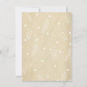 Santa's Magic Key Poem Kaart voor Feestdagen Kerst Notitiekaartje (Achterkant)