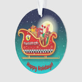 Santa's Magic Xmas Slapigh Ornament (voorkant)