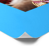 Santa's Magical Christmas Snow Wereldbol Wall Art Poster (Hoek)