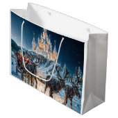 Santa's magische kasteel levering groot cadeauzakje (Voorkant Gekanteld)