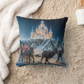 Santa's magische kasteel levering kussen (Deken)