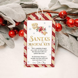 Santa's magische sleutel kerstavond traditie cadeaulabel