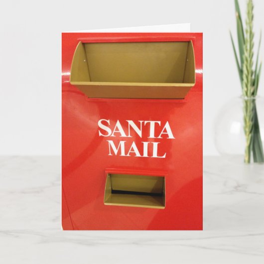 SANTA'S MAILBOX CHRISTMAS LOVE CARD FEESTDAGEN KAART (Voorkant)