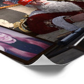 Santa's Man Cave Poster (Hoek)