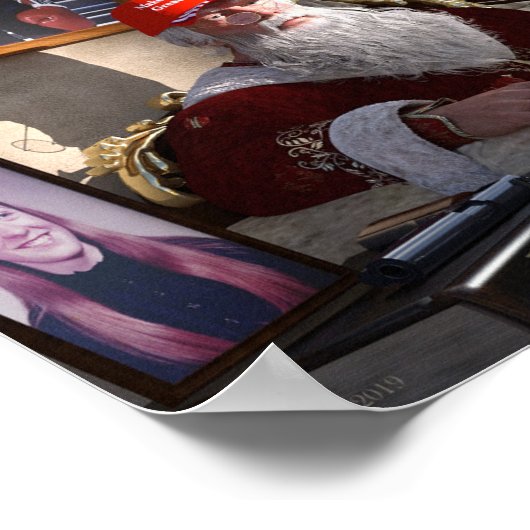 Santa's Man Cave Poster (Hoek)