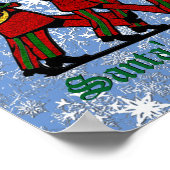 Santa's marchingband poster (Hoek)