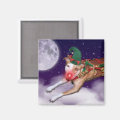 Santa's Medewerker van de Maand Magneet (Voorkant / Achterkant)