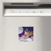 Santa's Medewerker van de Maand Magneet (Insitu (Vaatwasser))
