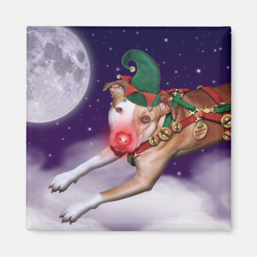 Santa's Medewerker van de Maand Magneet (Voorkant)