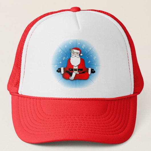 Santas Meditation Trucker Pet (Voorkant)