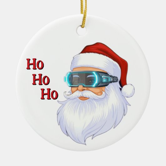 Santa's Merry Christmas Ornament (Voorkant)