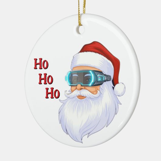 Santa's Merry Christmas Ornament (Links)