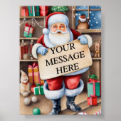 Santa's Message Highlight: Direct uit het noorden Poster (Voorkant)