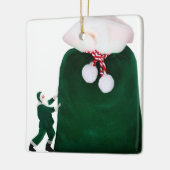 Santa's Met Enorme Gift Sack Ornament (Links)