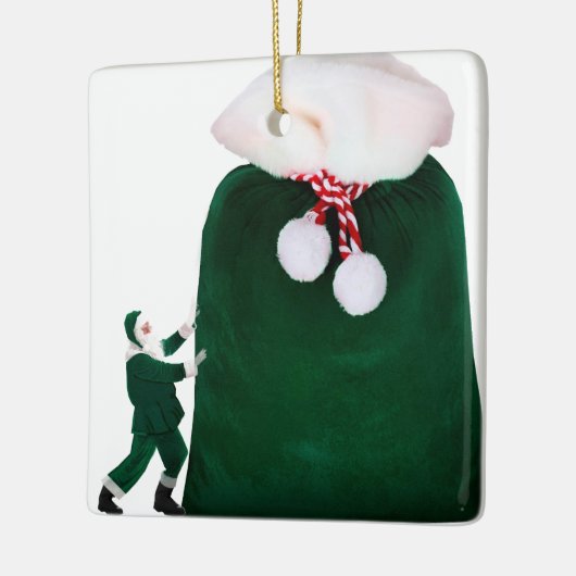 Santa's Met Enorme Gift Sack Ornament (Links)