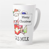 Santa's Milk Latte Mok (Rechterhoek)