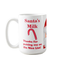 Santa's Milk Nice List Keepomwille Mok