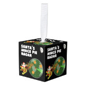 Santa's Mince Pie Radar Decoratie (Voorkant hoekig)