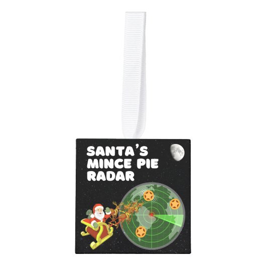 Santa's Mince Pie Radar Decoratie (Voorkant)