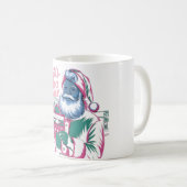 Santa's Mixtape - 80s Kerstmis Nostalgie Koffiemok (Voorkant rechts)