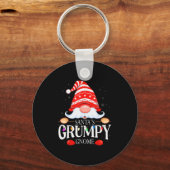 Santa's Mpy Gnome Matching Christmas Pajama  Sleutelhanger (Voorkant)