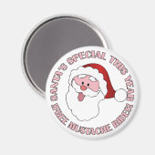 Santa's Mustache Rides magneet (Voorkant / Achterkant)