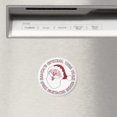 Santa's Mustache Rides magneet (Insitu (Vaatwasser))