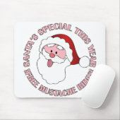 Santa's Mustache Rides Mousepad Muismat (Met muis)