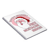 Santa's Mustache Rides notitieboek (Rechterzijde)