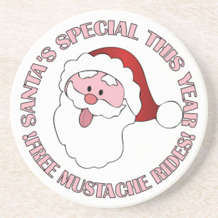 Santa's Mustache Rides onderzetter