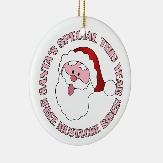 Santa's Mustache Rides ornament (Rechts)