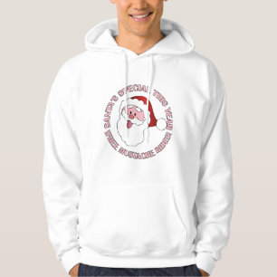 Santa's Mustache Rides shirten & jassen Hoodie