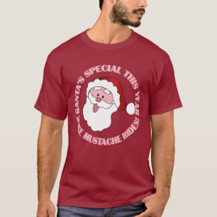Santa's Mustache Rides shirten & jassen T-shirt