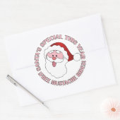 Santa's Mustache Rides stickers (Envelop)