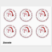 Santa's Mustache Rides stickers (Vel)