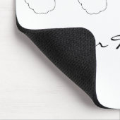 Santa's Mustaches aangepaste mousepad Muismat (Hoek)