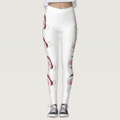 Santa's Mustaches leggings (Voorkant)