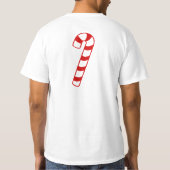 Santas naughed elf Kerstmis shirt (Achterkant)