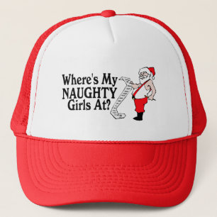 Santas Naughty Girl List Trucker Pet