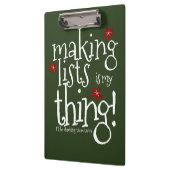 Santas Naughty & leuke lijst Klembord (Links)