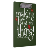 Santas Naughty & leuke lijst Klembord (Rechts)